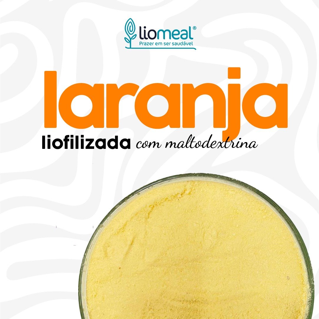 Laranja com Maltodextrina Liofilizado em Pó 100g