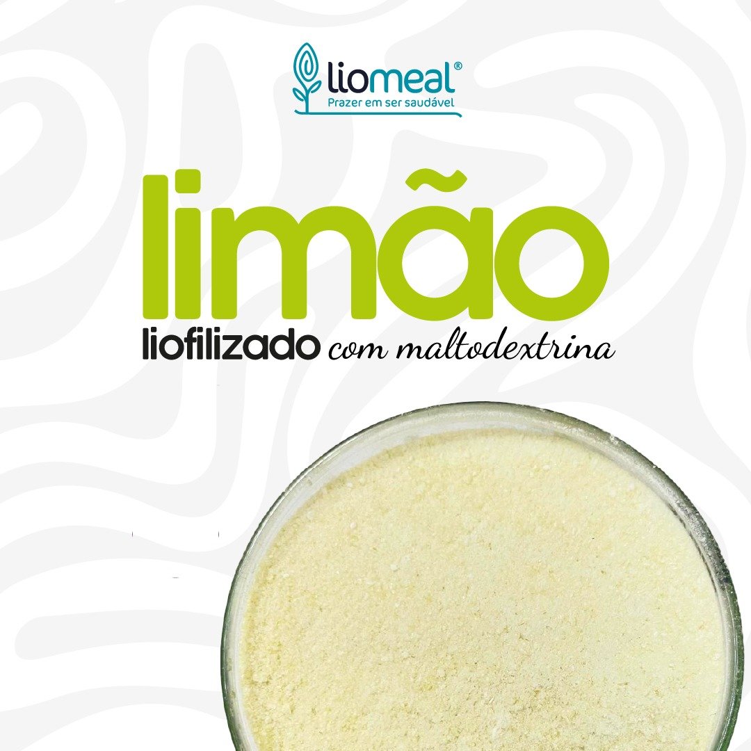 Limão com Maltodextrina Liofilizado em Pó 100g