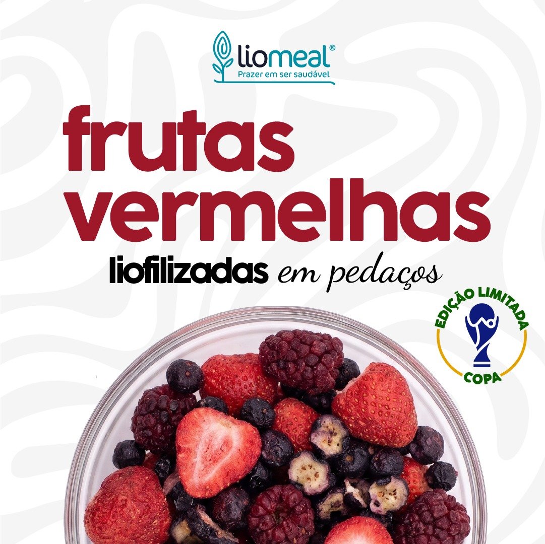 Frutas Vermelhas Liofilizadas 100g